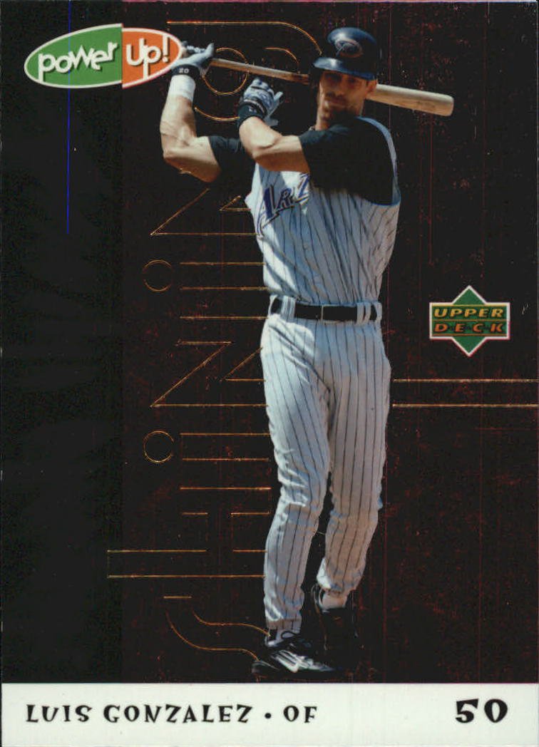 2004 Upper Deck Power Up Shining Through 4 Luis Gonzalez