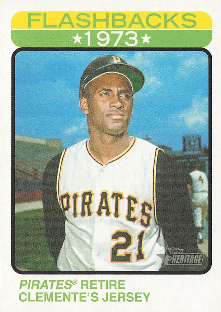 2022 Topps Heritage Baseball Flashbacks BF4 Roberto Clemente