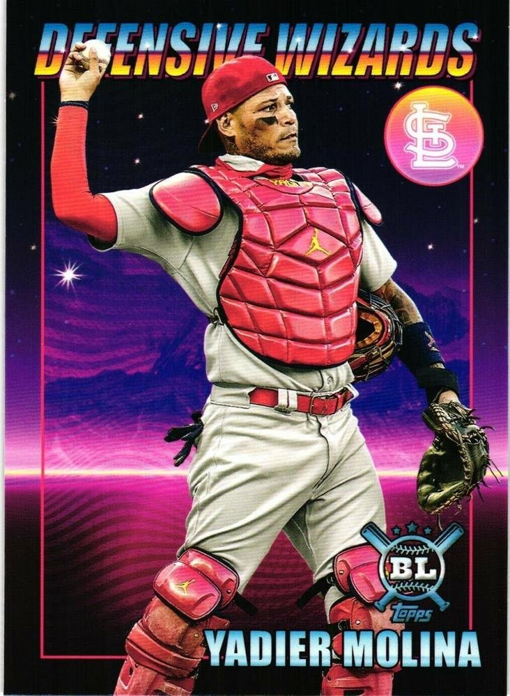 2021 Topps Big League Defensive Wizards DW7 Yadier Molina