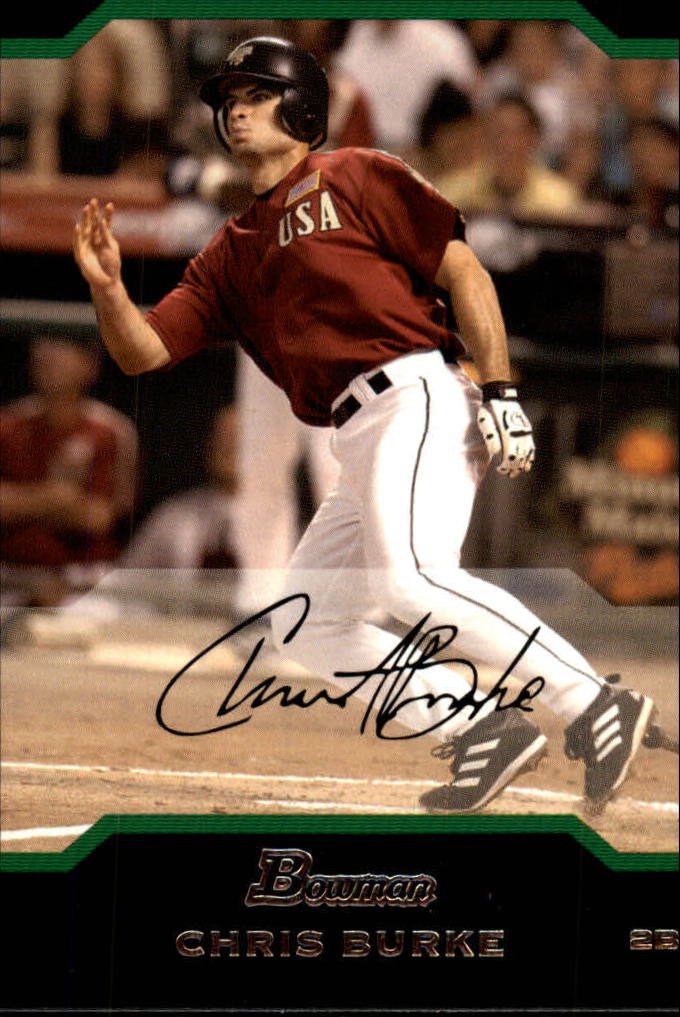 2004 Bowman Draft 157 Chris Burke