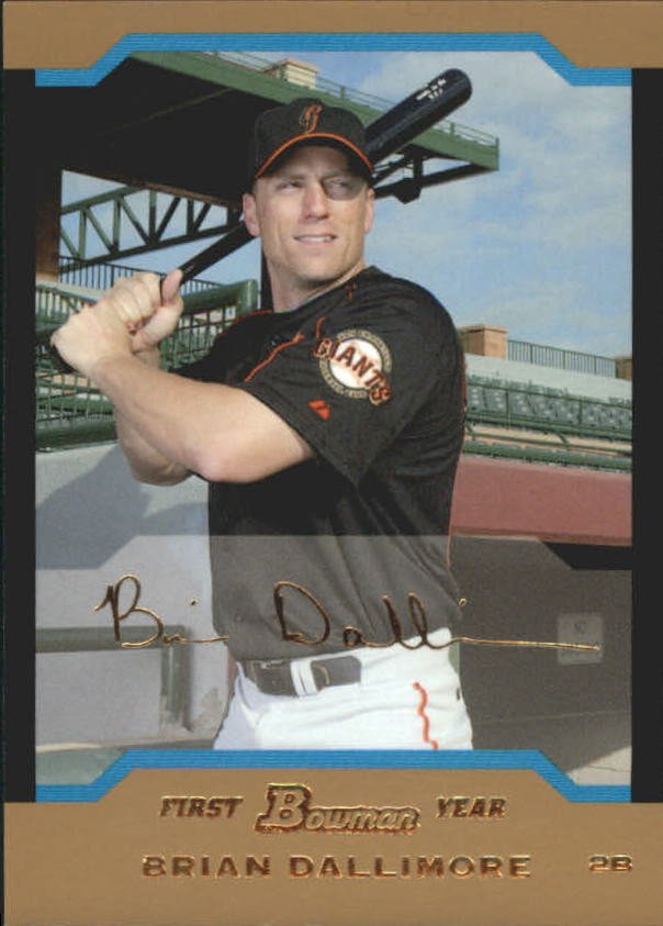 2004 Bowman Draft Gold 26 Brian Dallimore