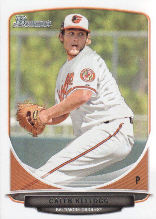 2013 Bowman Draft Draft Picks BDPP91 Caleb Kellogg