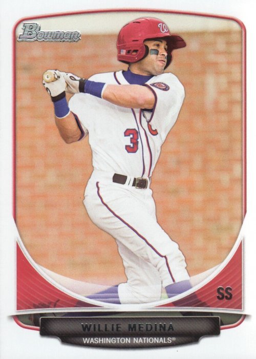 2013 Bowman Draft Draft Picks BDPP129 Willie Medina