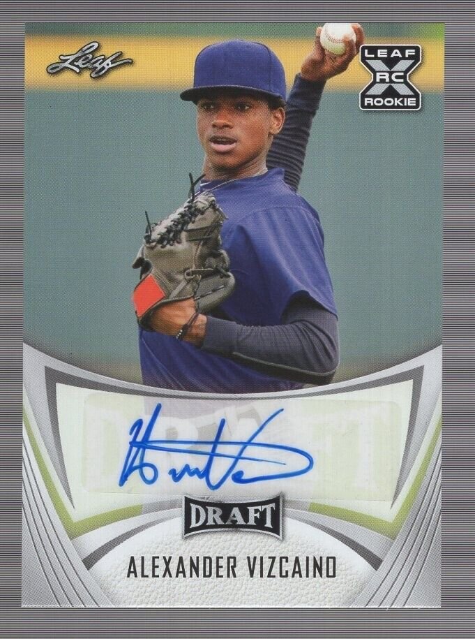 2021 Leaf Draft Autographs BAAV2 Alexander Vizcaino