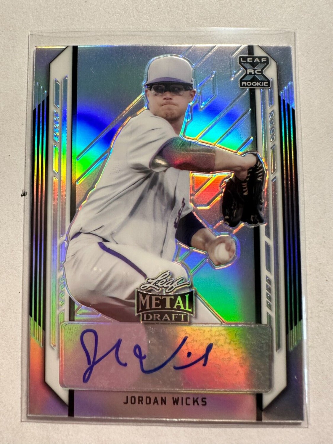 2021 Leaf Draft Autographs #BAJW2 Jordan Wicks