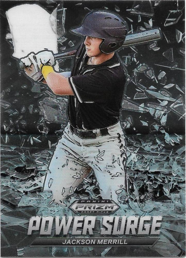 2021 Panini Prizm Draft Picks Power Surge 8 Jackson Merrill