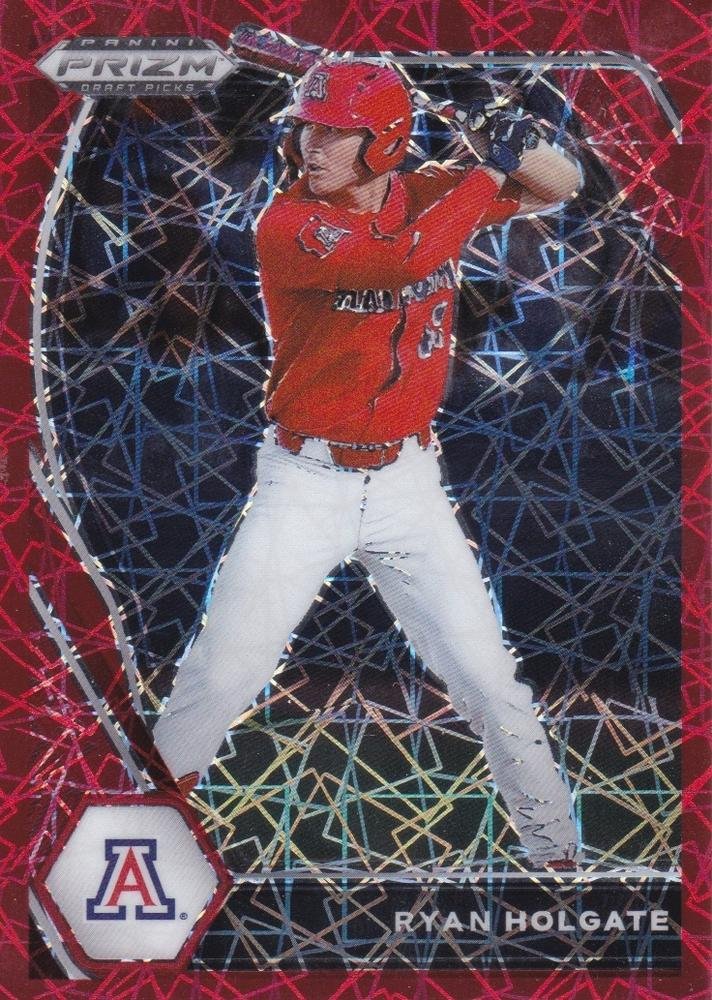2021 Panini Prizm Draft Picks Prizms Red Velocity 70 Ryan Holgate