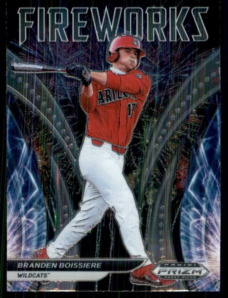 2021 Panini Prizm Draft Picks Fireworks 10 Branden Boissiere