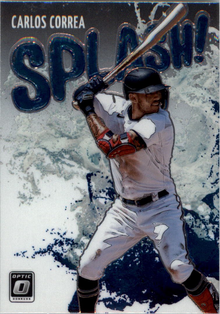 2022 Donruss Optic Splash 14 Carlos Correa