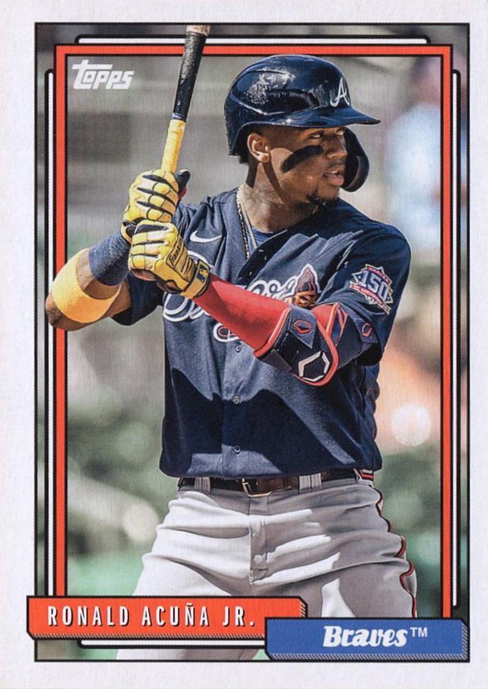 2021 Topps Update '92 Topps Redux T926 Ronald Acuna Jr.