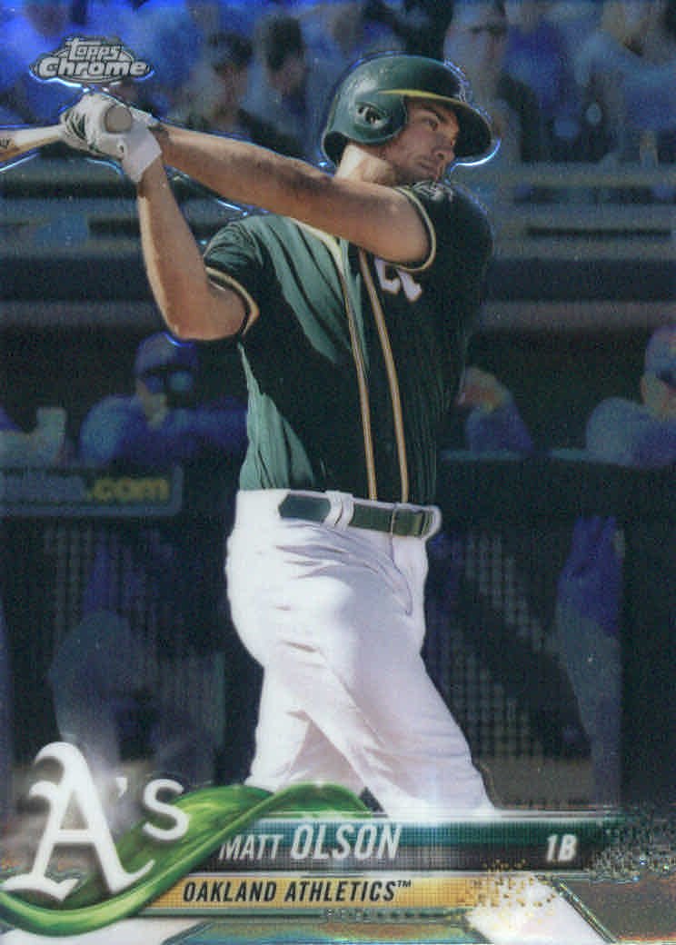 2018 Topps Chrome 64 Matt Olson