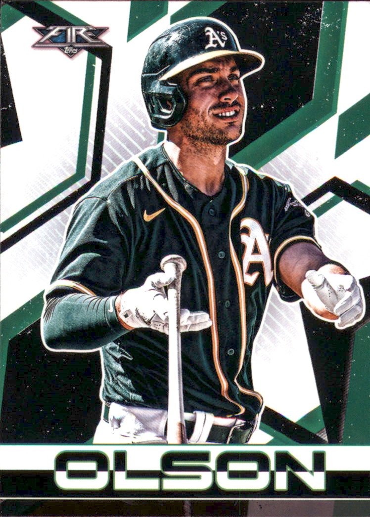2021 Topps Fire 130 Matt Olson