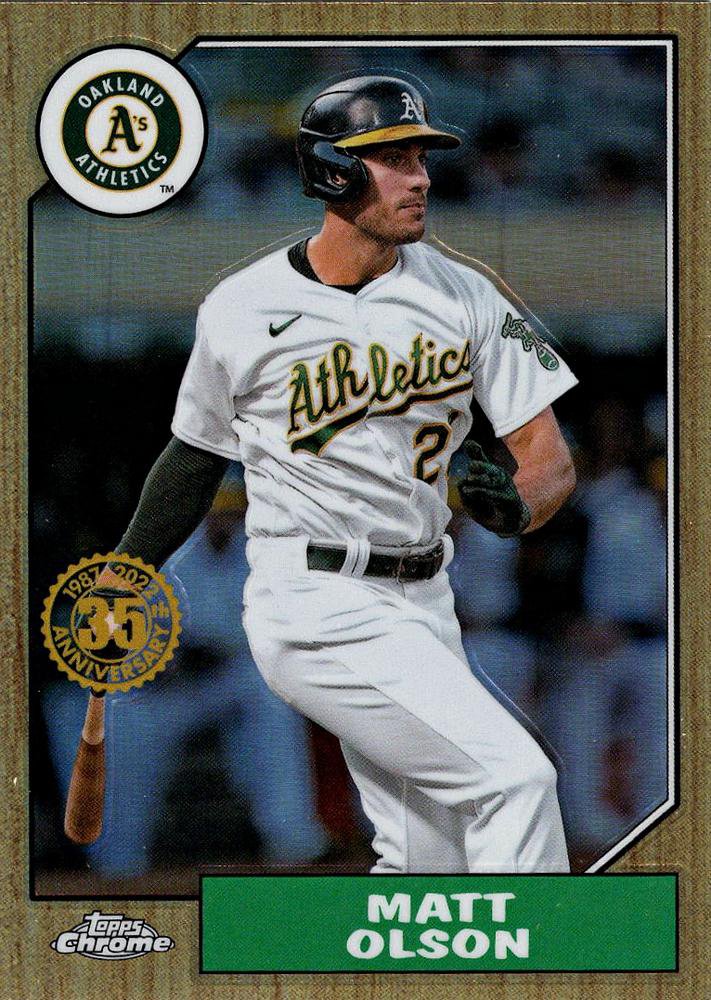 2022 Topps Chrome '87 Topps 87BC15 Matt Olson