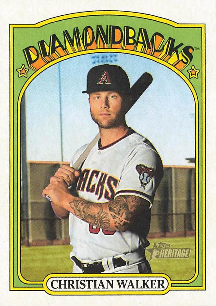 2021 Topps Heritage 386 Christian Walker