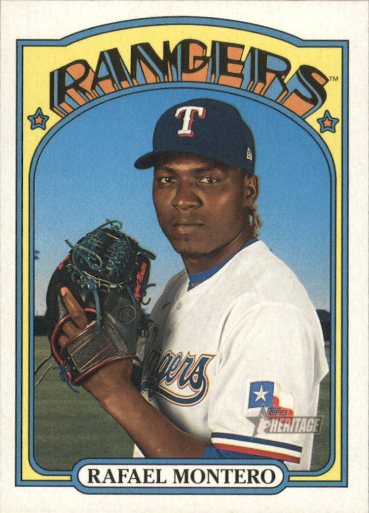 2021 Topps Heritage 82 Rafael Montero