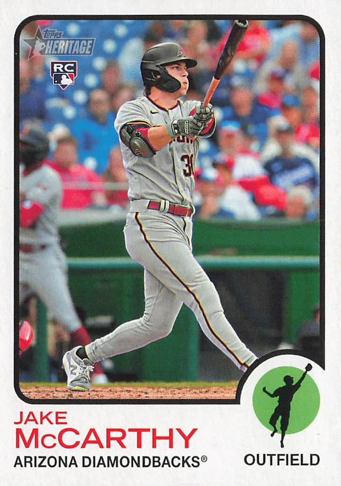 2022 Topps Heritage 616 Jake McCarthy RC
