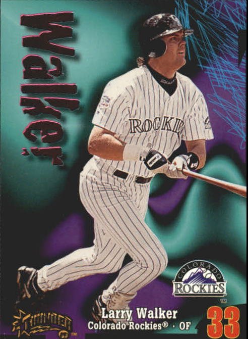 1998 Circa Thunder 33 Larry Walker