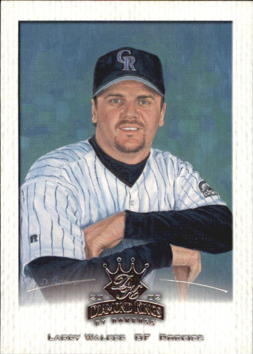 2002 Diamond Kings 89 Larry Walker