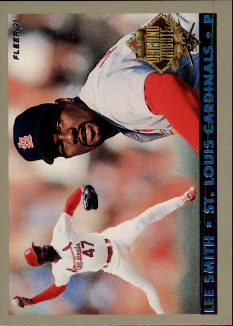 1993 Fleer Final Edition Diamond Tribute 7 Lee Smith