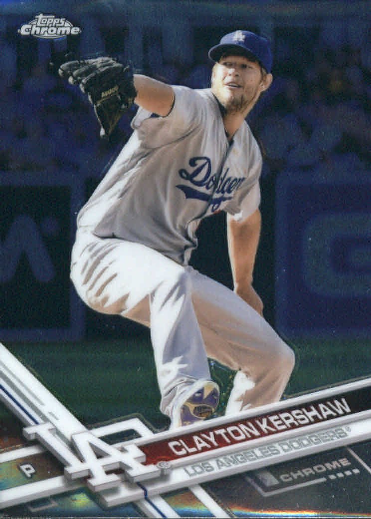 2017 Topps Chrome #25A Clayton Kershaw