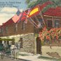 ST. FRANCIS ST. - ST. AUGUSTINE FLORIDA OLDEST CITY IN THE U.S. LINEN POSTCARD #562 UNUSED