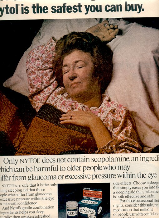 1972 NYTOL SLEEPING AID MAGAZINE AD  (31)
