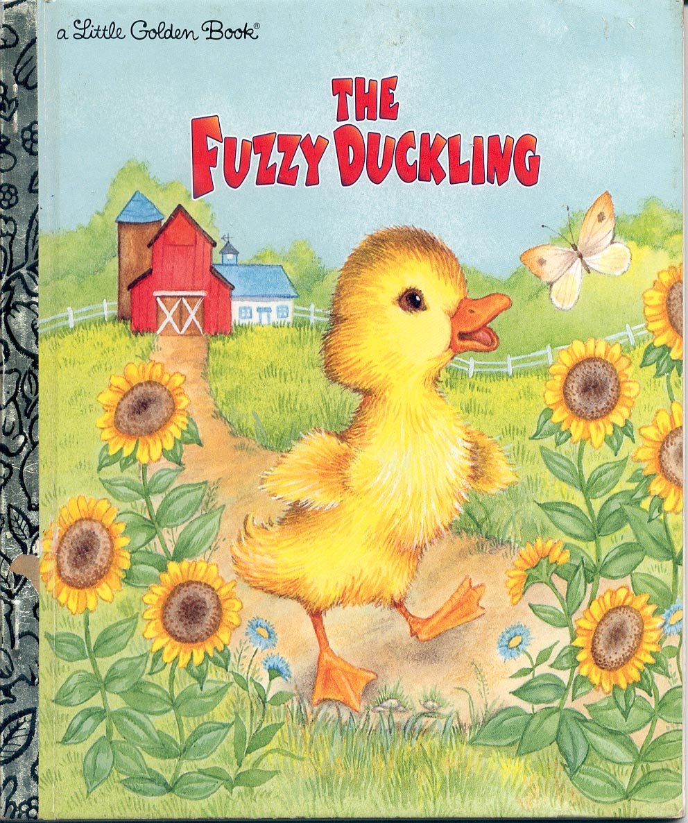 A LITTLE GOLDEN BOOK - CHICK-FIL-A - THE FUZZY DUCKLING # 1 HB 1977 NM TO MINT