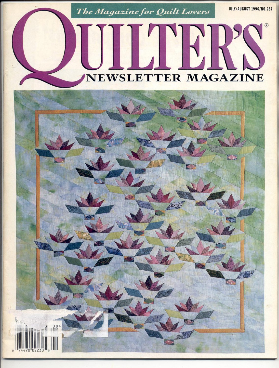 QUILTER'S NEWSLETTER MAGAZINE BACK ISSUE CRAFT MAGAZINE JULY AUGUST