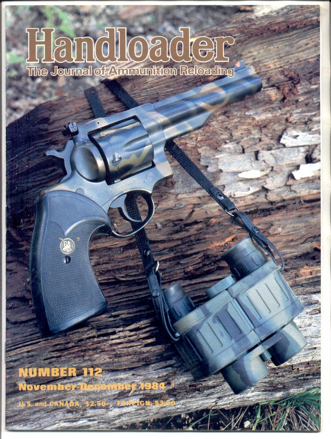 HANDLOADER THE JOURNAL OF RELOADING BACK ISSUE MAGAZINE 112 NOVEMBER DECEMBER 1984 NM