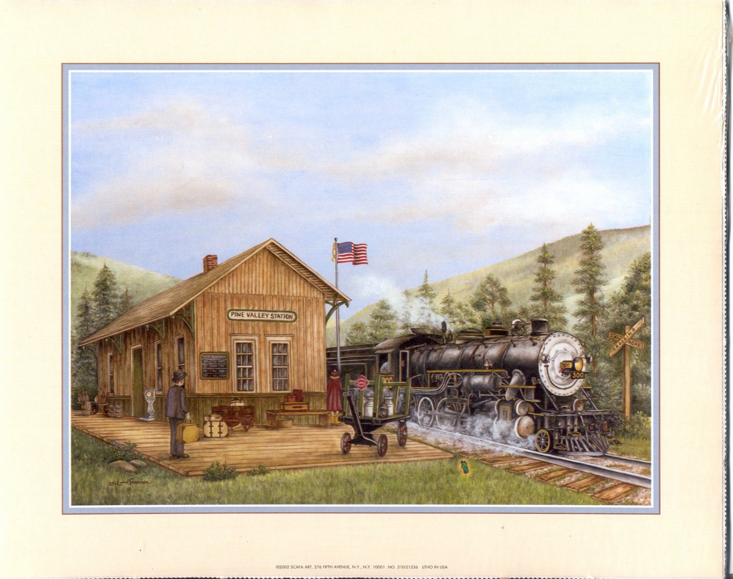 2002 PRINT 13B PINE VALLEY STATION 8 X 10 NEAR MINT NEW OLD STOCK