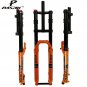Double Dual Crown Downhill Front Fork MTB Mountain Bike Air 27.5 29 " 15mm Axle