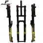 Double Dual Crown Downhill Front Fork MTB Mountain Bike Air 27.5 29 " 15mm Axle