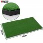 Golf Practice Grass Mat Indoor Outdoor Training Driving Pad Backyard Rubber Tee