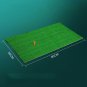 Golf Practice Grass Mat Indoor Outdoor Training Driving Pad Backyard Rubber Tee
