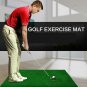 Golf Practice Grass Mat Indoor Outdoor Training Driving Pad Backyard Rubber Tee