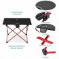 Foldable Camping Picnic Table Portable Compact Lightweight Folding Backpacking