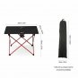 Foldable Camping Picnic Table Portable Compact Lightweight Folding Backpacking