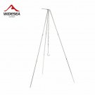 Camping Tripod for Fire Hanging Pot Outdoor Campfire Cookware Picnic Cooking Pot