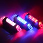 Road Bike Rechargeable LED Tail light Taillight USB Rear Safety Warning Bright