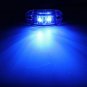 2Pcs Blue LED Side Marker Lights 12V 24V Trailer, Boat, Car, Marine