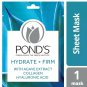 4 Pack Pond's Hydrate + Firm Sheet Face Mask