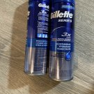 2 Pcs Gillette Series Shave Gel Moisturize 7 oz