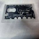 Wallet Ninja Compact 26-In-1 Multitool: Black