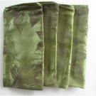 Croft & Barrow Harvest Cascading Leaves Napkins Set of 4 - Basil Green Opp