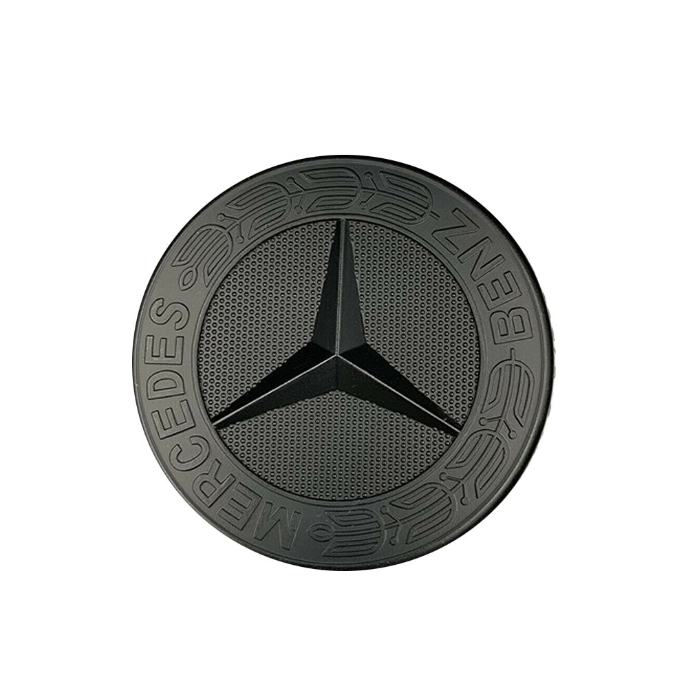 57 mm Mercedes-Benz Black Matt Front Emblem