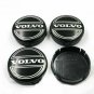 64mm Volvo Black Center Cap Wheel Hub Cap
