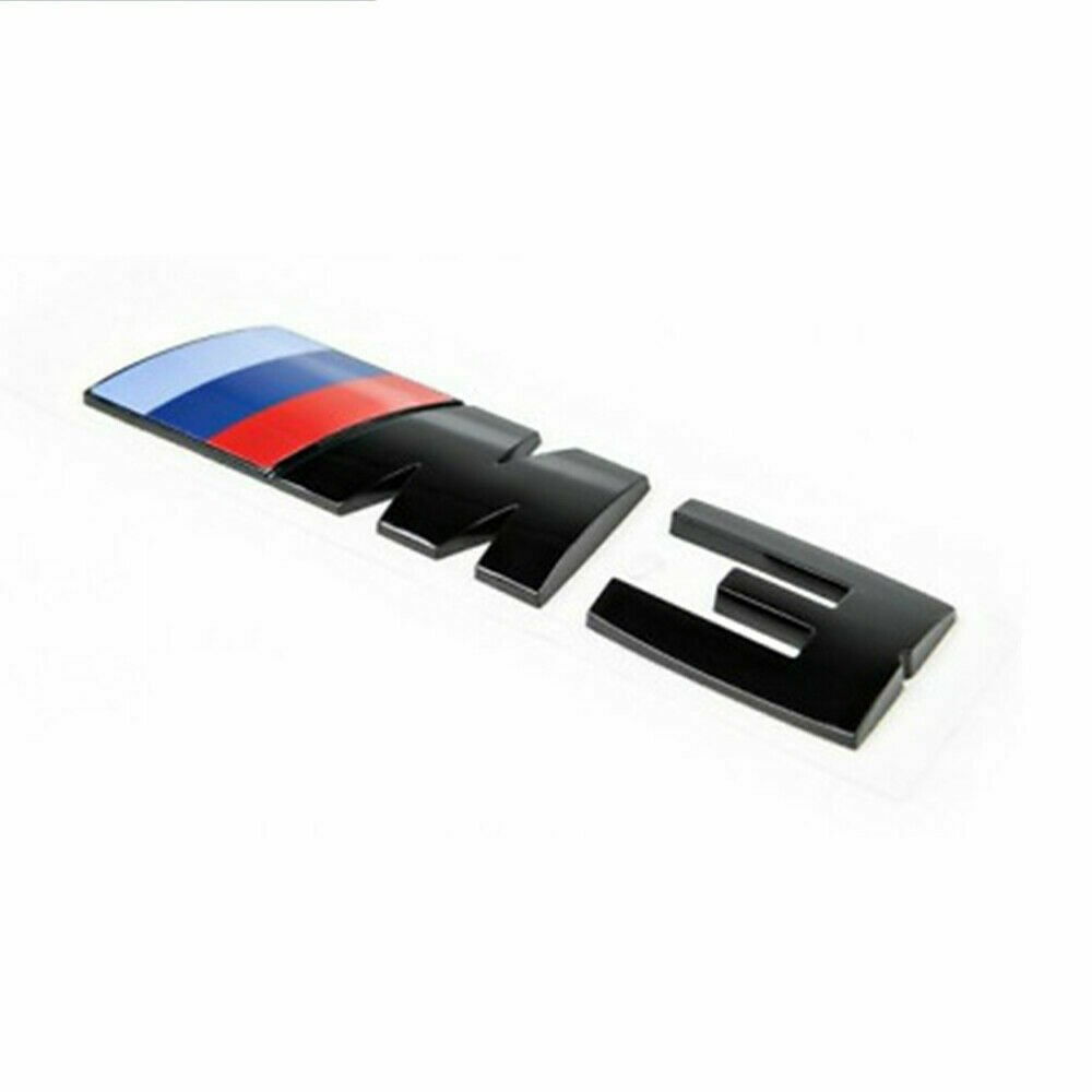 M3 Black Logo Sticker Emblem Sign