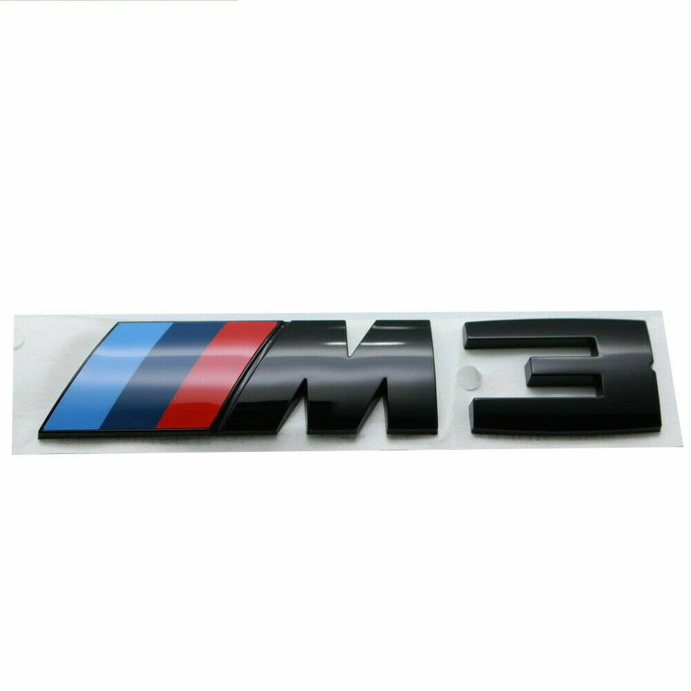 M3 Black Logo Sticker Emblem Sign