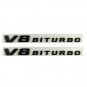 GLE 63 S AMG V8 Biturbo Black Sticker Logo 3D Emblem Exterior Design Sign Trunk Side