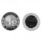 57mm Mercedes-Benz Affalterbach AMG  Black Silver Front Replacement Emblem
